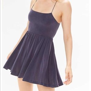 UO Cupro Bungee Romper. S. Like New.